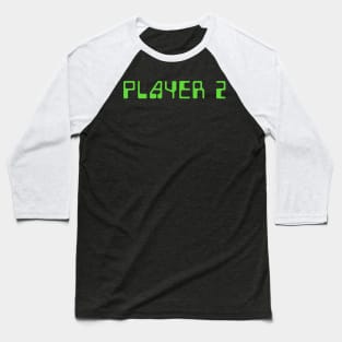 Player 2 Retro Video Game Baseball T-Shirt